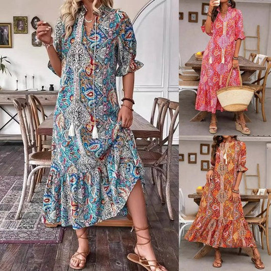 【M-2XL】🌸Tavaszi és nyári virágos ruha