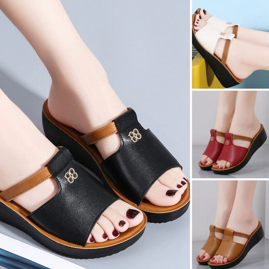 Női csúszásmentes kényelmes ékszandál👡