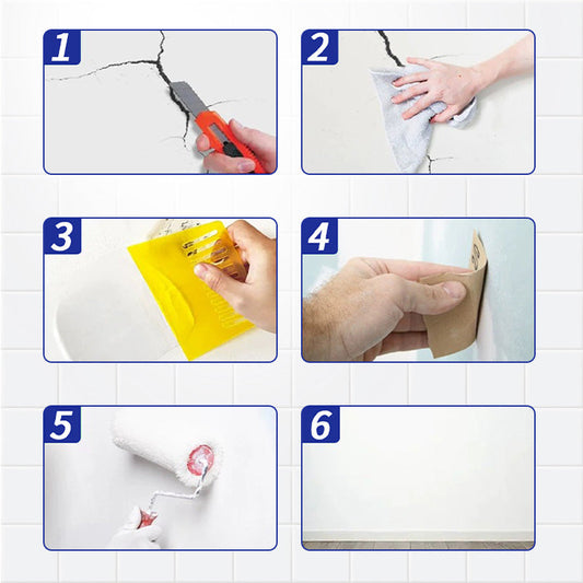 🌿 Zöld faljavító megoldás - Rugalmas, repedésálló és könnyen alkalmazható!