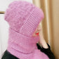 🔥 BESTSELLER -20°C-ig | 2in1 Mókusos Sapkasál | Szuperpuha Gyapjú