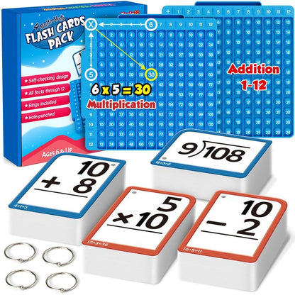 🔥Matematikai flash kártyák + matematikai tábla