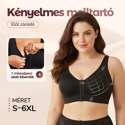 【1+1 ingyen】Melltartó nőknek, merevítő nélkül, elöl zárással