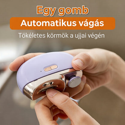 🔥 2 az 1-ben elektromos körömcsipesz automatikus polírozóval