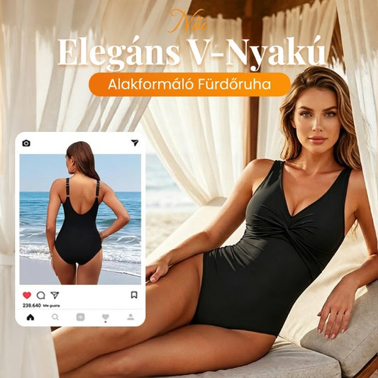☀️🏖️ Női, derékvonalat kiemelő egyrészes fürdőruha 🩱 Strandoláshoz kiemelt alakformálással 💕