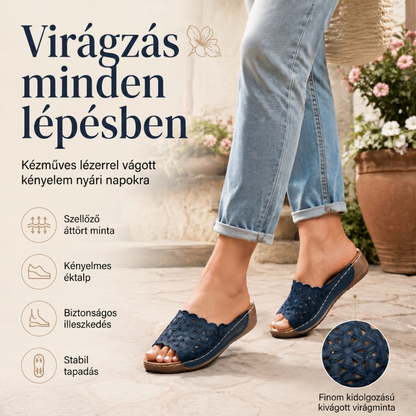 🌸 Ortopédiai Papucs Nőknek: Lélegző, Nyitott Orrú Kényelem a Fáradt Lábakra 👣|Raktáron & Utánvétes 📦🚚