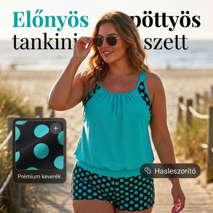 👙 Pöttyös Bikini [S-3XL] – Retró Stílus | Raktáron ⚫📏📦