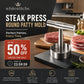 🥩✨ Kerek Steakprés: Tökéletes Húspogácsa és Profi Formázás! 🍔