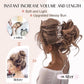 💗1+1 INGYEN + AJÁNDÉK! Göndör kontyba való scrunchie hajhosszabbító – rendezetlen fürtökre 💗
