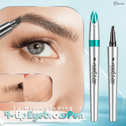 🌟 Vízálló és ultra-természetes 💗3D Vízálló Szemöldök Ceruza (2 db)