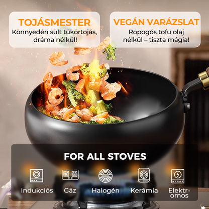 🔥Bevonat nélküli vastag vasedény