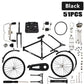 ✨Speciális ajánlat az újévre 2025🚴A barkács kerékpármodell skálája