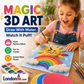 😃 Szuper ötlet kreatív időtöltéshez! – 3D varázsfestő készlet 🎨✨