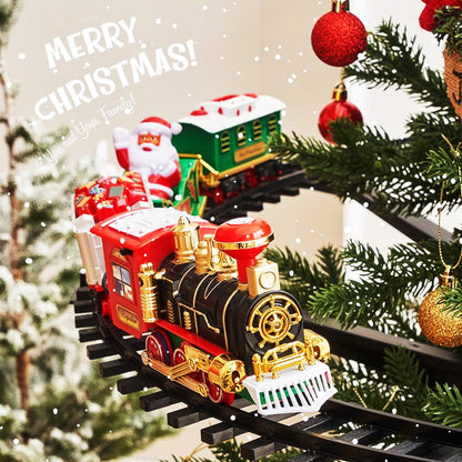 🎅 Karácsonyi elektromos vonat játékkészlet
