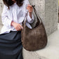 【🎊2025 Új kollekció】👜Női válltáska puha bőrből, retro stílusban – bő tárolóhellyel
