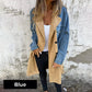 💖🔥Középhosszú trench coat farmerrel Jean varrással