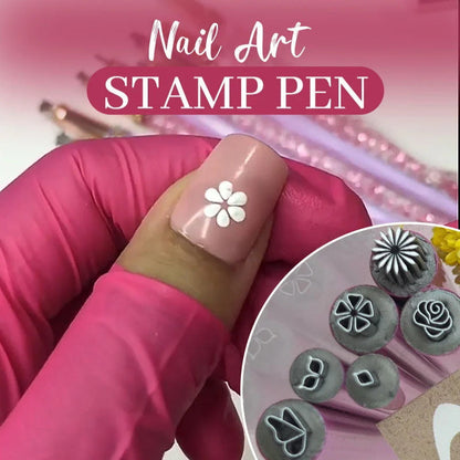 💅 KOMPAKT ÉS HORDOZHATÓ KÖRÖM BÉLYEGZŐ KÉSZLET 💖