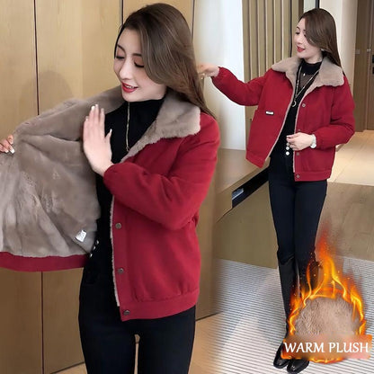 🐏🔥 Stílusos gyapjú bélésű termikus kabát