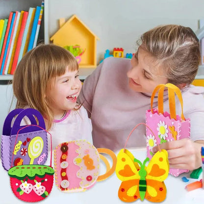 🎁 Karácsonyi akció! ☃️ Gyermekek Varrni és Ragasztani DIY Nemez Készlet