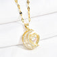 ✨🌙CRESCENT HEART ELEGÁNS NŐI NYAKLÁNC