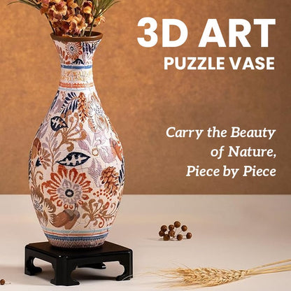 🌸 3D Művészi Puzzleváza
