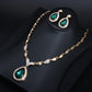 💎 ELEGÁNS FAUX GEMSTONE NYAKLÁNC SZETT