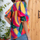 【S-2XL】🌺Virágos V-nyakú puff ujjú blúz nőknek