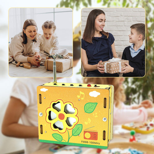 DIY Oktatási játékok gyerekeknek mini rádió