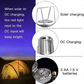🔥 2026 Best Seller! Hordozható LED Kemping Lámpa Ventilátorral – Többfunkciós, USB töltés 🌿💡🌀