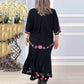 【S-4XL】🌷Női elegáns V-nyakú virágos ruha