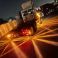 🔥 LED-es dinnye alakú jelzőfény, minden teherautó és pótkocsi oldalsó jelzőfényekhez 🚚🚨