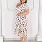 🌸Virágmintás rakott ruha