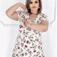 🌸Virágmintás rakott ruha