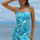 🌸Női Vintage hasi ellenőrzés két darab Tankini fürdőruhák🩱