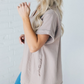 ✨【S-3XL】Raw Edge Gauze női blúz