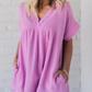 ✨【S-3XL】Raw Edge Gauze női blúz