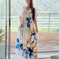 【S-4XL】👗Plusz méretű nyomtatott hosszú ruha