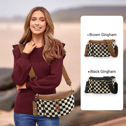 🍂 Női Divatirányzat PU Bőr Crossbody Táska ✨