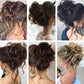 💗1+1 INGYEN + AJÁNDÉK! Göndör kontyba való scrunchie hajhosszabbító – rendezetlen fürtökre 💗