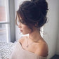 💗1+1 INGYEN + AJÁNDÉK! Göndör kontyba való scrunchie hajhosszabbító – rendezetlen fürtökre 💗
