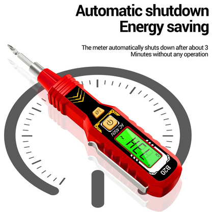🔥Multifunkciós csavarhúzó, érintésmentes feszültségmérő LCD kijelzővel🛠️