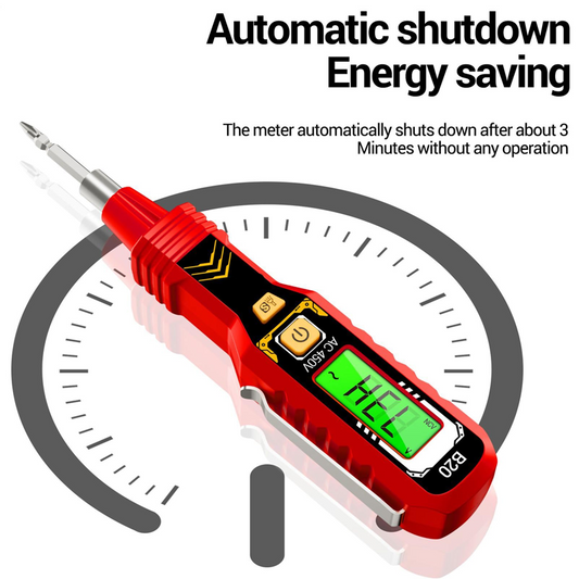 🔥Multifunkciós csavarhúzó, érintésmentes feszültségmérő LCD kijelzővel🛠️