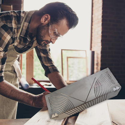 🔥Rozsdamentes acél 90 fokos jelölő vonalzó