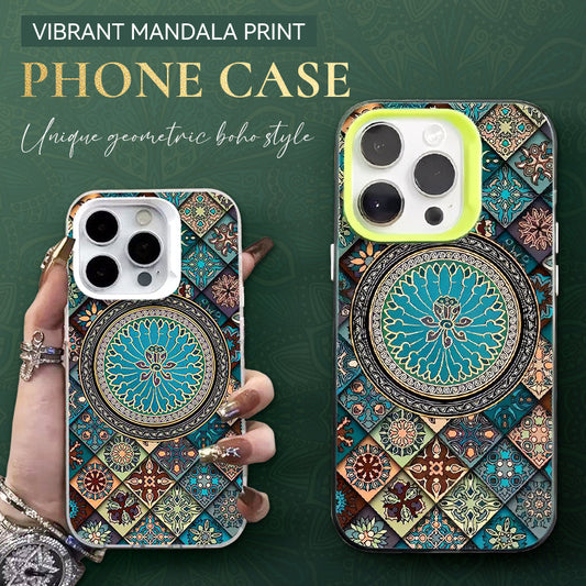 💫✨Élénk mandala mintás telefon tok