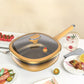 🍳12 hüvelykes titánötvözetből készült tapadásmentes serpenyő (fedéllel)