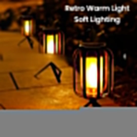 🌞Nyári ajánlat 🔥4 üzemmóddal rendelkező kültéri napelemes zseblámpa