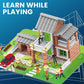 🏠214 darabos DIY szimulációs építőjáték-készlet gyerekeknek