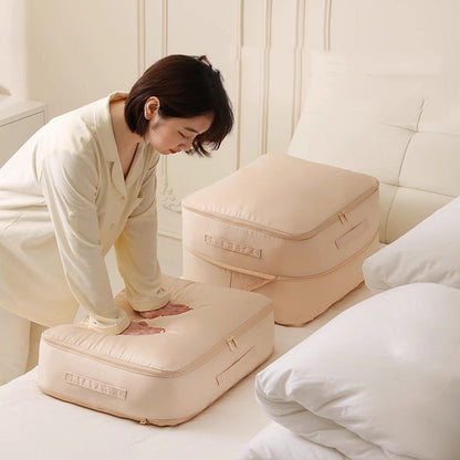 Por- és nedvességálló tömörítő tárolótáska