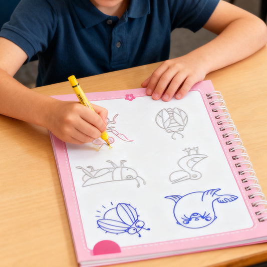 ✏️ Varázstollas Rajzolókönyv 2-8 Éveseknek 🎨