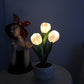 🔥LED Tulip éjszakai lámpa virág asztali lámpa🌷✨