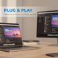 📺 Vezeték nélküli HDMI adó-vevő – Plug & Play, Full HD 1080P, széleskörű kompatibilitás!